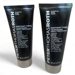 LOT 2 Peter Thomas Roth Instant Firm Temporary Face Tightener Cream 3.4oz/100ml